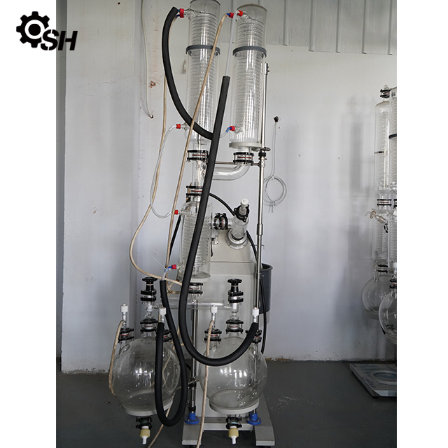 Automatic Rotary Evaporator Dual Condensers Dual Receiving Flasks
